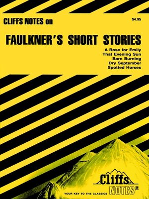 cover image of CliffsNotes Faulkner's Short Stories